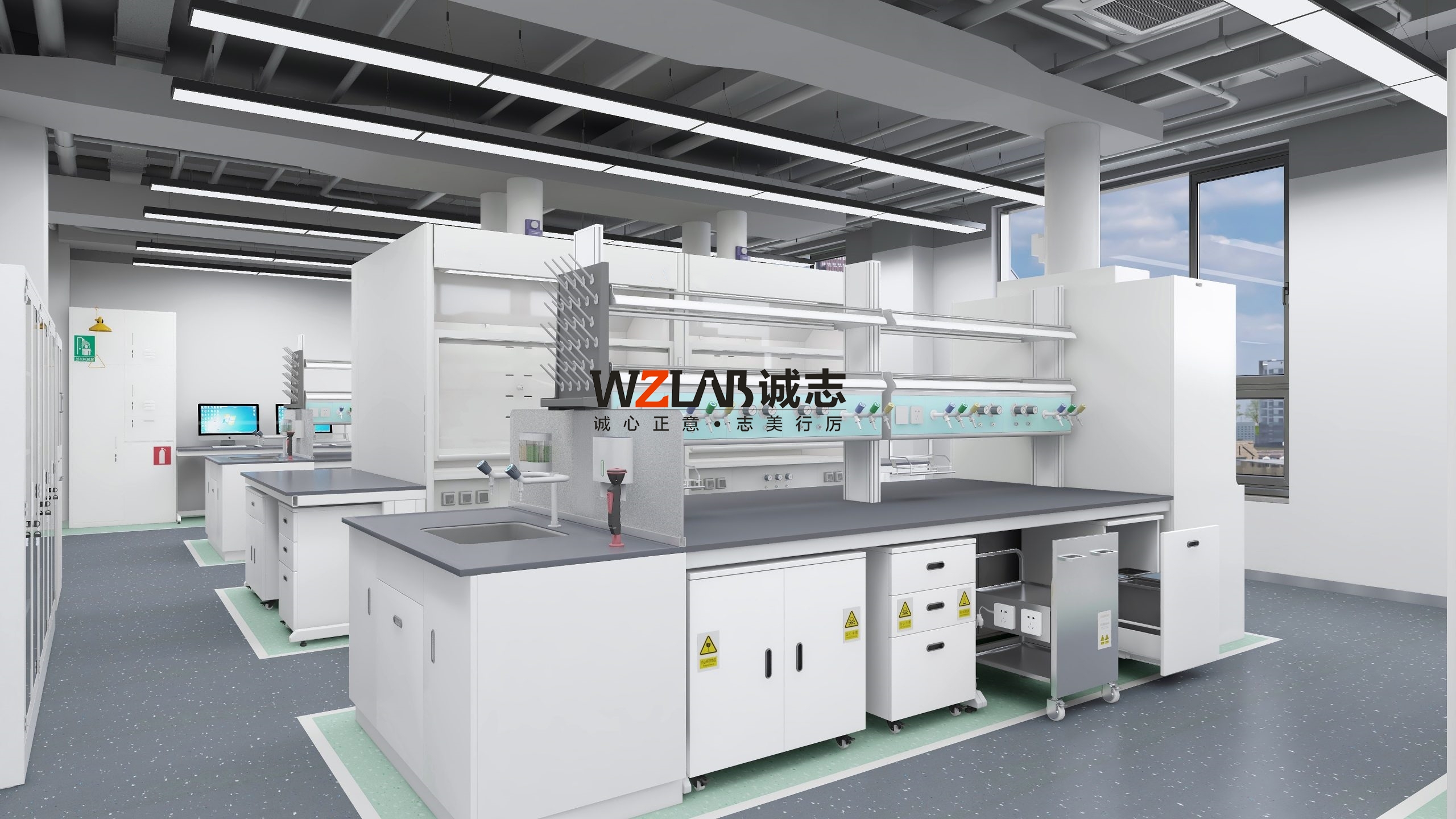 河南郑州实验室装修公司-动物疫病检测实验室建设指导方案_分区设计_设备配置_郑州诚志